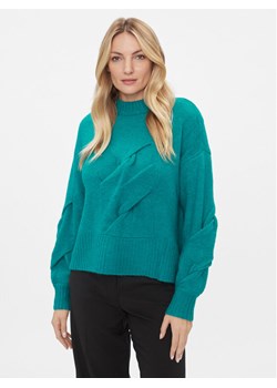YAS Sweter 26031213 Turkusowy Regular Fit ze sklepu MODIVO w kategorii Swetry damskie - zdjęcie 181093201