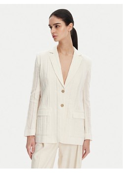 TWINSET Marynarka 251TT2140 Écru Slim Fit ze sklepu MODIVO w kategorii Marynarki damskie - zdjęcie 181093320