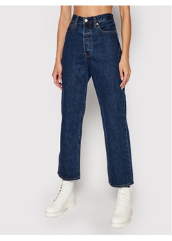 Levi's® Jeansy Ribcage Ankle 72693-0072 Granatowy Straight Fit ze sklepu MODIVO w kategorii Jeansy damskie - zdjęcie 181093324