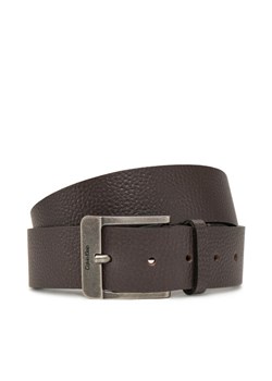 Calvin Klein Jeans Pasek Męski Nos Classic 40mm LV04G7015G Brązowy ze sklepu MODIVO w kategorii Paski męskie - zdjęcie 181093340