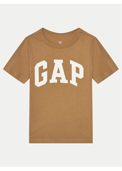 Gap T-Shirt 885814-00 Beżowy Regular Fit ze sklepu MODIVO w kategorii T-shirty chłopięce - zdjęcie 181093482