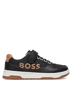 BOSS Sneakersy J51644 M Czarny ze sklepu MODIVO w kategorii Buty sportowe dziecięce - zdjęcie 181093510