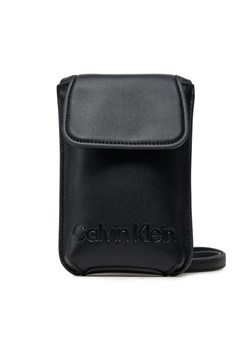 Calvin Klein Jeans Torebka na telefon Ck Phone Bag IU0IU00695 Czarny ze sklepu MODIVO w kategorii Etui - zdjęcie 181093564