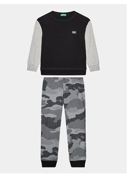 United Colors Of Benetton Piżama 3VR50P056 Czarny Regular Fit ze sklepu MODIVO w kategorii Piżamy dziecięce - zdjęcie 181093571