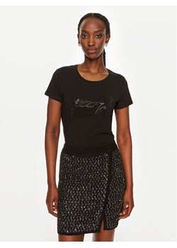 Liu Jo Sport T-Shirt TF4076 JS088 Czarny Regular Fit ze sklepu MODIVO w kategorii Bluzki damskie - zdjęcie 181093581