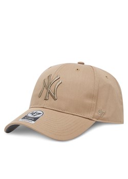 47 Brand Czapka z daszkiem MLB New York Yankees Raised Basic '47 MVP B-RAC17CTP Khaki ze sklepu MODIVO w kategorii Czapki dziecięce - zdjęcie 181093593