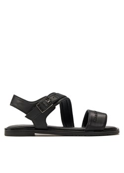 Calvin Klein Jeans Sandały Flat Sandal V3A2-80825-1688 M Czarny ze sklepu MODIVO w kategorii Sandały dziecięce - zdjęcie 181093713