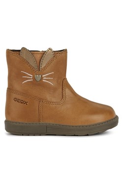 Geox Kozaki B Hynde Girl B362FB 0CLNF C6627 M Brązowy ze sklepu MODIVO w kategorii Buty zimowe dziecięce - zdjęcie 181093881