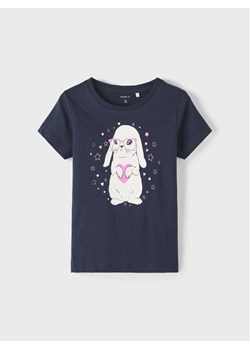 NAME IT T-Shirt 13213329 Granatowy Regular Fit ze sklepu MODIVO w kategorii Bluzki dziewczęce - zdjęcie 181094041
