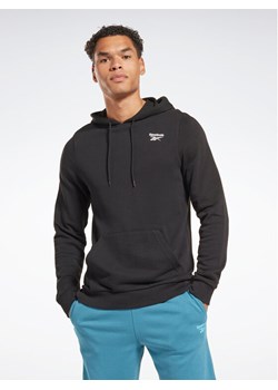 Reebok Bluza Identity Logo HA9273 Czarny Regular Fit ze sklepu MODIVO w kategorii Bluzy męskie - zdjęcie 181094152