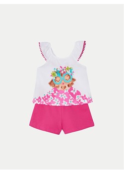 Mayoral Komplet top i spodenki 3261 Różowy Regular Fit ze sklepu MODIVO w kategorii Komplety dziewczęce - zdjęcie 181094183