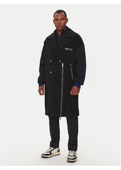 Richmond X Płaszcz wełniany Mattag UMA24065CP Czarny Regular Fit ze sklepu MODIVO w kategorii Płaszcze męskie - zdjęcie 181094191
