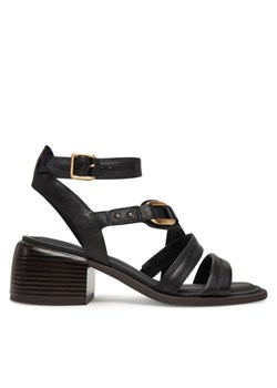 Clarks Sandały Morwyn Strap 26181243 Czarny ze sklepu MODIVO w kategorii Sandały damskie - zdjęcie 181094530