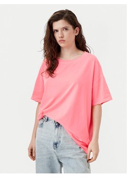 American Vintage T-Shirt Pymaz PYM02AH24 Różowy Oversize ze sklepu MODIVO w kategorii Bluzki damskie - zdjęcie 181094601