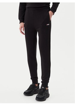 Fila Spodnie dresowe Lucerna FAW1055 Czarny Regular Fit ze sklepu MODIVO w kategorii Spodnie damskie - zdjęcie 181094603