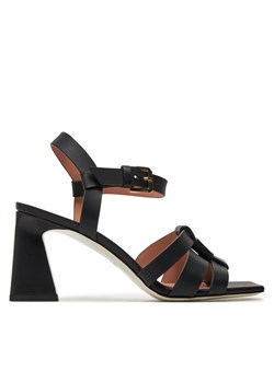 Pollini Sandały SA16607C0ITT0000 Czarny ze sklepu MODIVO w kategorii Sandały damskie - zdjęcie 181094684