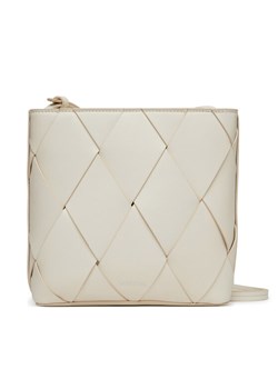 Calvin Klein Torebka Ck Woven Square Crossbody K60K612991 Biały ze sklepu MODIVO w kategorii Listonoszki - zdjęcie 181094812