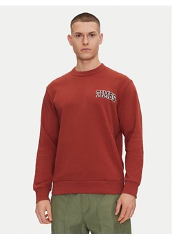 Timberland Bluza TB0A6GPQ Czerwony Regular Fit ze sklepu MODIVO w kategorii Bluzy męskie - zdjęcie 181095061