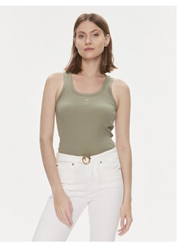 Pinko Top 100807 A0PU Khaki Slim Fit ze sklepu MODIVO w kategorii Bluzki damskie - zdjęcie 181095224