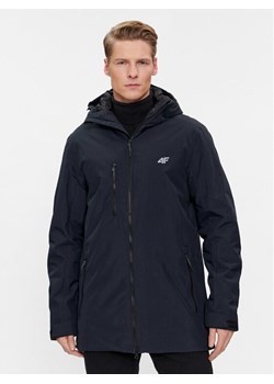 4F Parka 4FAW23TTJAM302 Czarny Regular Fit ze sklepu MODIVO w kategorii Kurtki męskie - zdjęcie 181095320