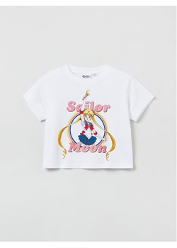 OVS T-Shirt 1713161 Biały Regular Fit ze sklepu MODIVO w kategorii Bluzki dziewczęce - zdjęcie 181095441