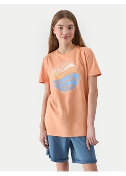 4F T-Shirt 4FJWSS24TTSHM1135 Pomarańczowy Regular Fit ze sklepu MODIVO w kategorii Bluzki dziewczęce - zdjęcie 181095763