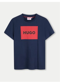 HUGO T-Shirt G00334 S Granatowy Regular Fit ze sklepu MODIVO w kategorii T-shirty chłopięce - zdjęcie 181095764