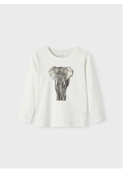 NAME IT Bluzka 13212860 Biały Regular Fit ze sklepu MODIVO w kategorii Bluzki dziewczęce - zdjęcie 181095773