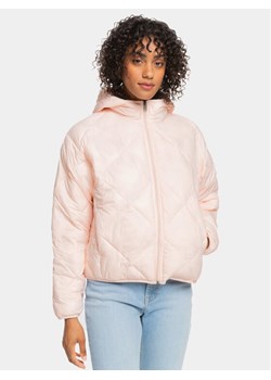 Roxy Kurtka przejściowa Wind Swept Hood Jckt ERJJK03571 Écru Regular Fit ze sklepu MODIVO w kategorii Kurtki damskie - zdjęcie 181095814