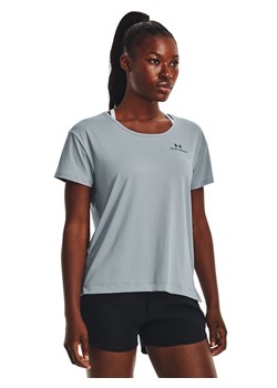 Under Armour Koszulka techniczna UA Rush Energy SS 1365683 Niebieski Regular Fit ze sklepu MODIVO w kategorii Bluzki damskie - zdjęcie 181095880