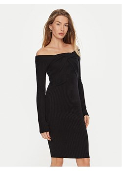Guess Sukienka koktajlowa Milana W4BK26 Z2V42 Czarny Slim Fit ze sklepu MODIVO w kategorii Sukienki - zdjęcie 181095931