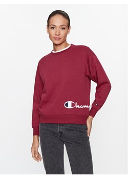 Champion Bluza Crewneck Sweatshirt 116587 Bordowy Regular Fit ze sklepu MODIVO w kategorii Bluzy damskie - zdjęcie 181096110