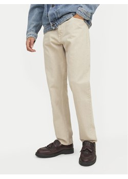 Jack&Jones Jeansy Chris 12246401 Beżowy Relaxed Fit ze sklepu MODIVO w kategorii Jeansy męskie - zdjęcie 181096201