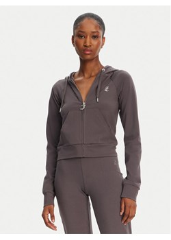 Juicy Couture Bluza Ola JCWAS125310 Szary Slim Fit ze sklepu MODIVO w kategorii Bluzy damskie - zdjęcie 181096210