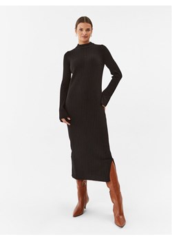 United Colors Of Benetton Sukienka dzianinowa 1044DV014 Czarny Straight Fit ze sklepu MODIVO w kategorii Sukienki - zdjęcie 181096244