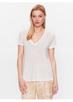 United Colors Of Benetton T-Shirt 3NLHE4249 Biały Regular Fit ze sklepu MODIVO w kategorii Bluzki damskie - zdjęcie 181096254