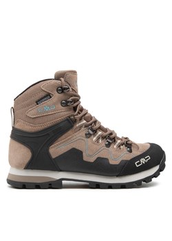 CMP Trekkingi Athunis Mid Wmn Trekking Shoe Wp 31Q4976 Beżowy ze sklepu MODIVO w kategorii Buty trekkingowe damskie - zdjęcie 181096423