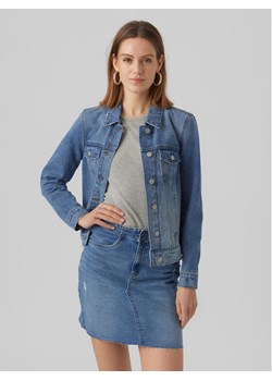 Vero Moda Kurtka jeansowa Zorica 10279789 Niebieski Regular Fit ze sklepu MODIVO w kategorii Kurtki damskie - zdjęcie 181096523