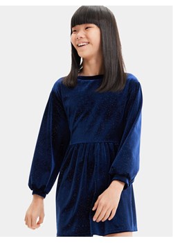 Desigual Sukienka wieczorowa 23WGVK16 Niebieski Regular Fit ze sklepu MODIVO w kategorii Sukienki dziewczęce - zdjęcie 181096551