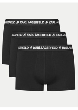 KARL LAGERFELD Komplet 3 par bokserek A1M47151 Czarny ze sklepu MODIVO w kategorii Majtki męskie - zdjęcie 181096574