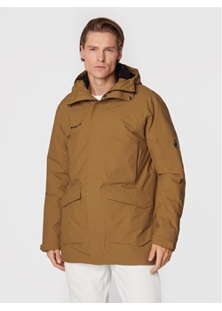 Mammut Parka Chamuera 1010-29030-7502-115 Żółty Regular Fit ze sklepu MODIVO w kategorii Kurtki męskie - zdjęcie 181096642