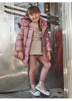 Mayoral Komplet bluzka i legginsy 4709 Brązowy Regular Fit ze sklepu MODIVO w kategorii Komplety dziewczęce - zdjęcie 181096692