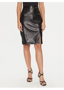 Guess Spódnica z imitacji skóry W4BD91 WGIK0 Czarny Slim Fit ze sklepu MODIVO w kategorii Spódnice - zdjęcie 181096711