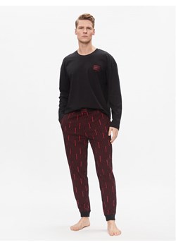 Hugo Piżama Acid Logo 50510471 Czarny Relaxed Fit ze sklepu MODIVO w kategorii Piżamy męskie - zdjęcie 181096723