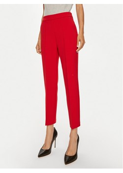 Pinko Spodnie materiałowe Parano 102861 A20Q Czerwony Regular Fit ze sklepu MODIVO w kategorii Spodnie damskie - zdjęcie 181096772