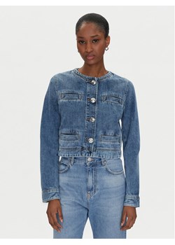 PINKO Kurtka jeansowa 104980 A2DW Granatowy Regular Fit ze sklepu MODIVO w kategorii Kurtki damskie - zdjęcie 181096802