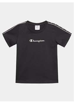 Champion T-Shirt 404643 Czarny Regular Fit ze sklepu MODIVO w kategorii T-shirty chłopięce - zdjęcie 181096882