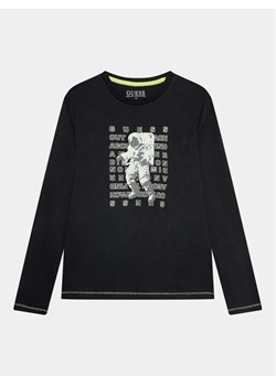 Guess Bluzka L3BI25 I3Z14 Czarny Regular Fit ze sklepu MODIVO w kategorii T-shirty chłopięce - zdjęcie 181096893