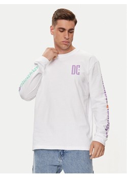DC Longsleeve Sportster Hls ADYZT05371 Biały Regular Fit ze sklepu MODIVO w kategorii T-shirty męskie - zdjęcie 181096932