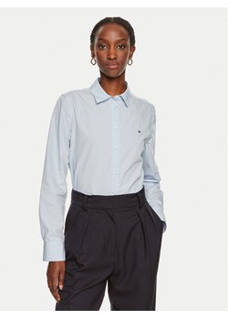 Tommy Hilfiger Koszula WW0WW43344 Błękitny Regular Fit ze sklepu MODIVO w kategorii Koszule damskie - zdjęcie 181097123